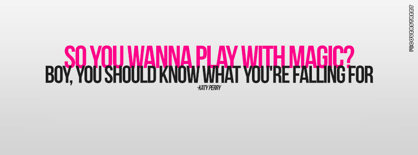 Dark Horses Katy Perry Lyrics Cover  Facebook Cover
