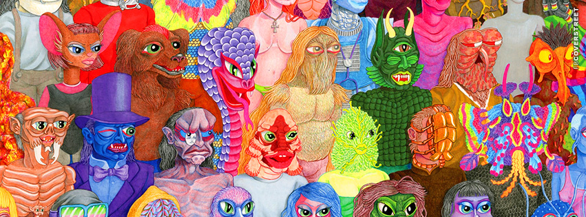 Really Weird Aliens  Facebook Cover
