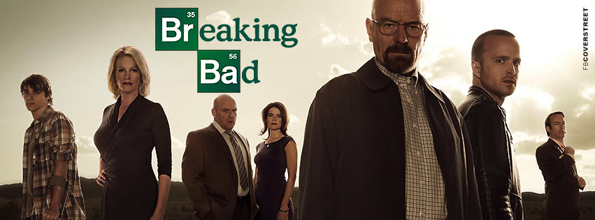 Breaking Bad Season 5 Main Cast Facebook Cover