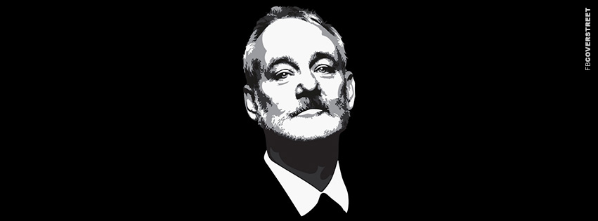 Bill Murray Portrait Simple  Facebook Cover