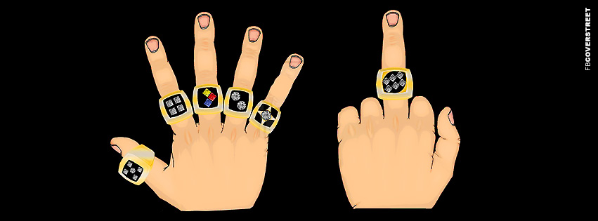 Pittsburgh Steelers Rings Cover  Facebook Cover