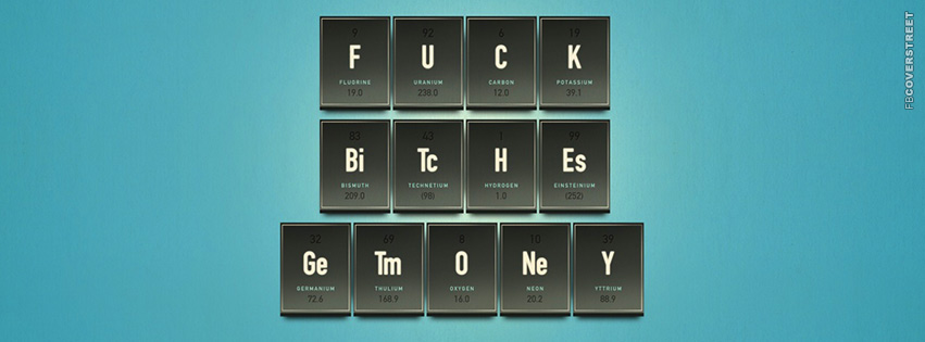Chemistry Fuck Bitches Get Money  Facebook Cover
