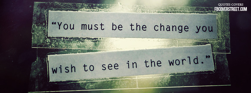 Be The Change Picture
