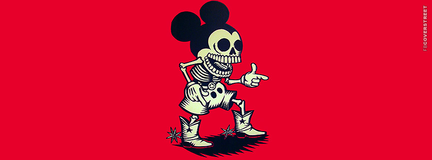 Dead Western Mickey Mouse Cover  Facebook Cover