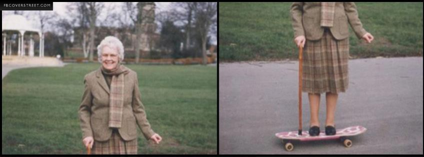 Grandma On a Skateboard Picture