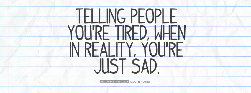 Telling People Youre Tired Wallpaper