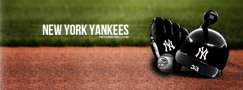New York Yankees Hat Ball Bat And Glove Wallpaper