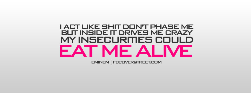Insecurities Quote Wallpaper