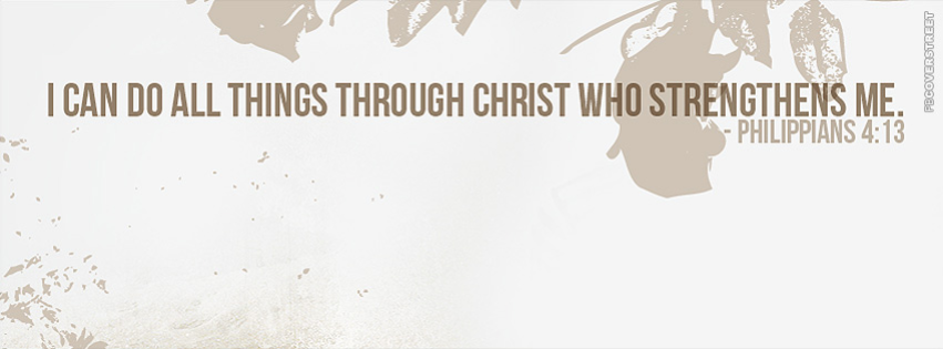 I Can Do All Things Through Christ  Picture