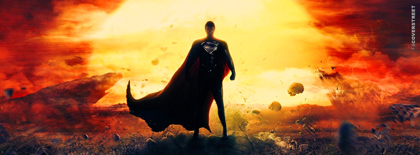 Man of Steel Explosion Wallpaper