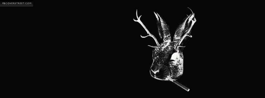 Jackalope Smoking Inverted  Wallpaper