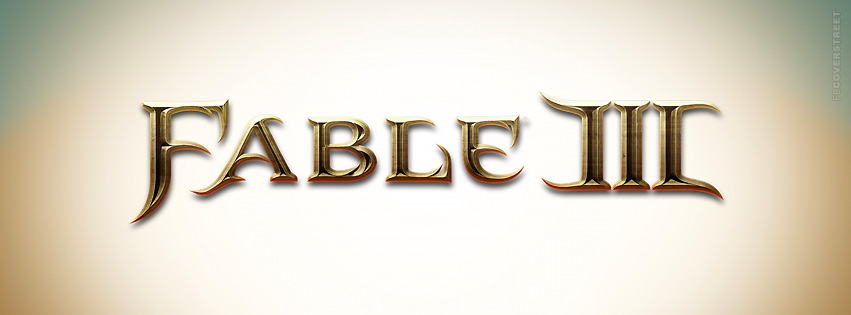 Fable 3 Logo Cover Wallpaper