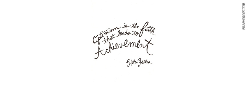Optimism Is Faith  Wallpaper