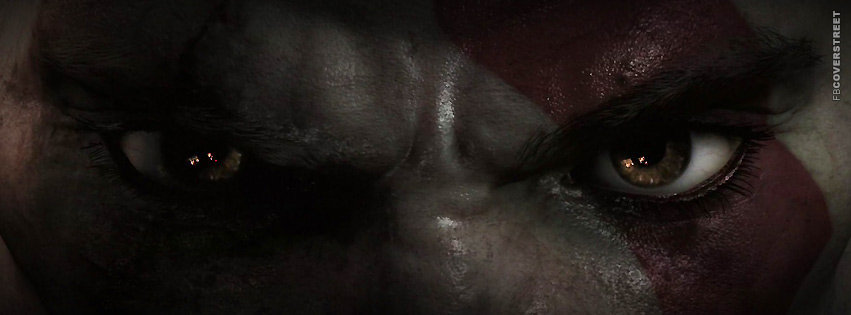 God of War Kratos Eyes FB Cover  Wallpaper