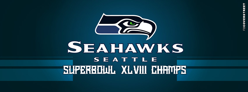 Seattle Seahawks XLVIII Champs NFL SuperBowl Football Cover  Picture