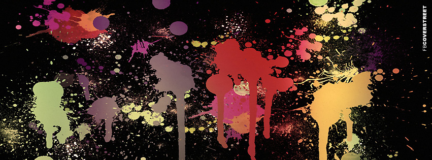 Splattered and Splashed Paint  Picture