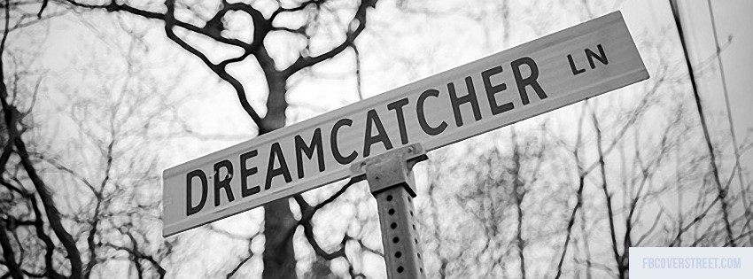 Dream Catcher Lane Black and White Wallpaper