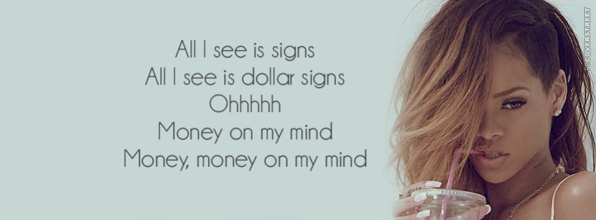 All I See Is Signs Rihanna Lyrics Quote  Picture