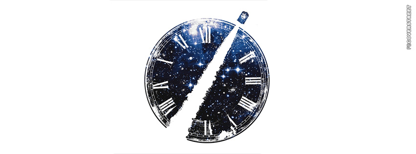 Dr Who Time Clock  Facebook Cover
