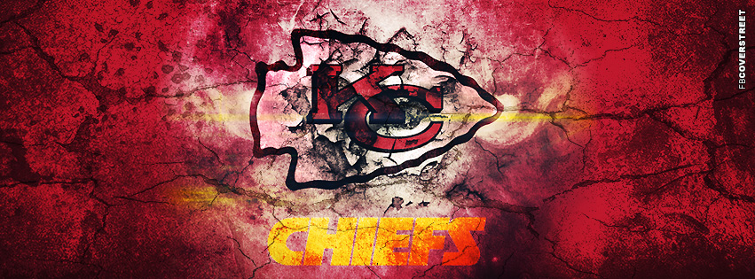 Kansas City Chiefs Grunged Logo Cover Cover Cover  Wallpaper