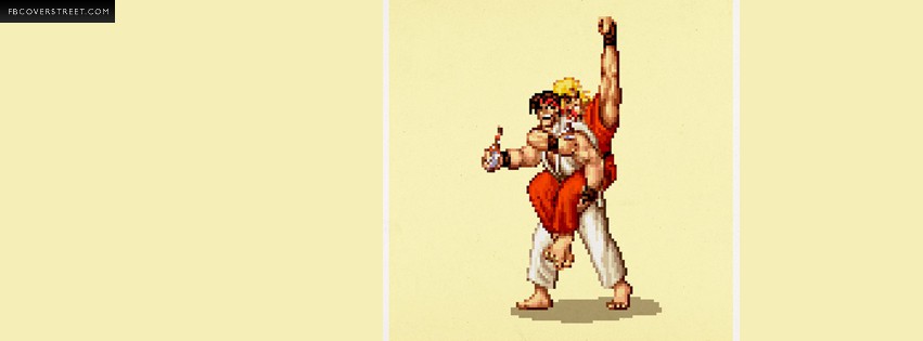 Drunk Streetfighter 8Bit Wallpaper