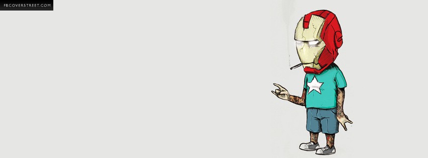 Tattooed Rockstar Smoking Ironman Wallpaper