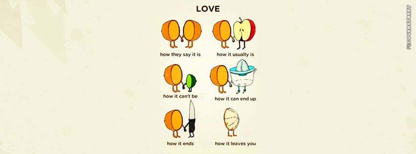 Love Explained with Fruit  Wallpaper