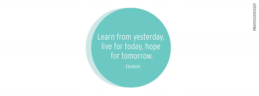 Learn From Yesterday  Picture