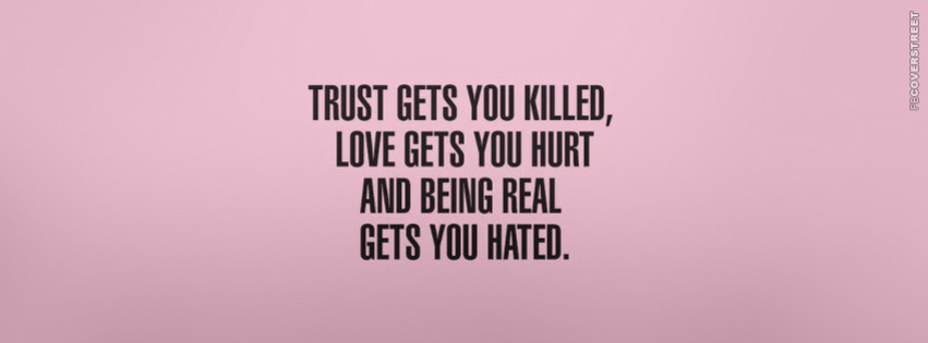 Trust Gets You Killed  Wallpaper