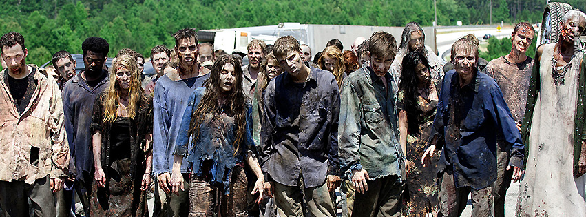 The Walking Dead Zombies Crowd  Wallpaper