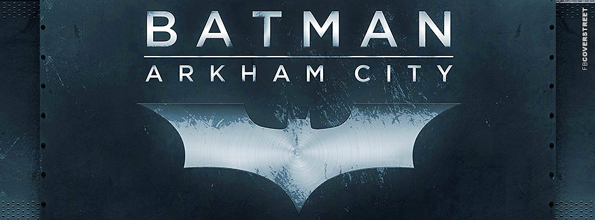 Batman Arkham City Logo Cover  Wallpaper