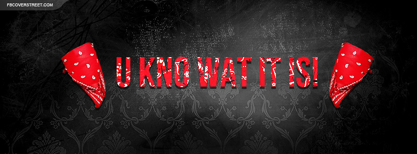 Bloods U Kno Wat It Is Wallpaper