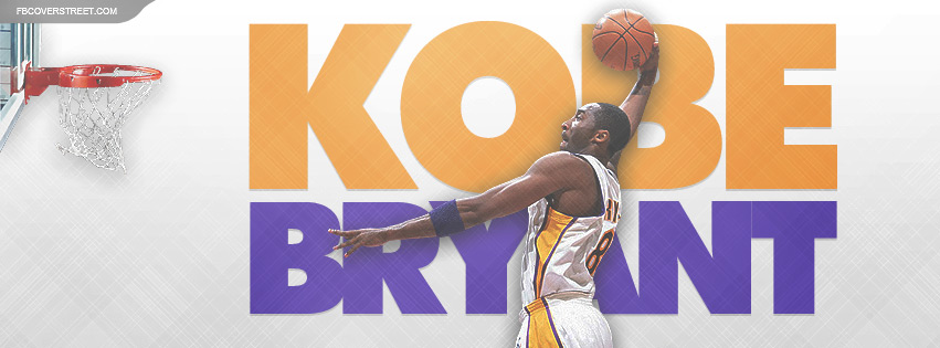 Kobe Bryant Big Letters Dunking Wallpaper