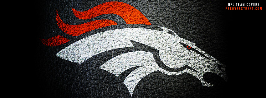 Denver Broncos Leather Logo Wallpaper