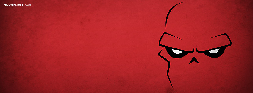 Red Skull Face Wallpaper