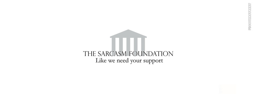 Sarcasm Foundation Like We Need Your Support  Wallpaper