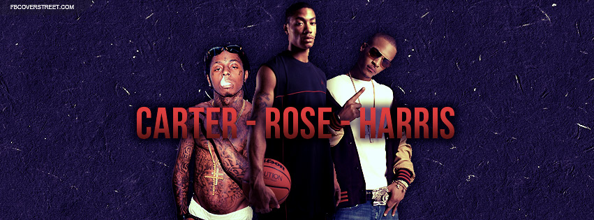 Lil Wayne Derrick Rose and TI Facebook Cover