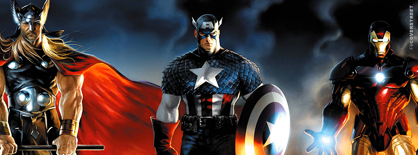 Thor Ironman and Captain America Artwork  Picture