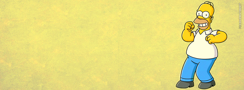 Homer Simpson Minimal Cover Photo  Wallpaper