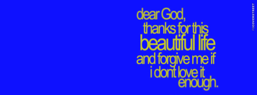 Thanks For This Beautiful Life God  Wallpaper