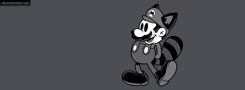 Old School Mario  Facebook Cover