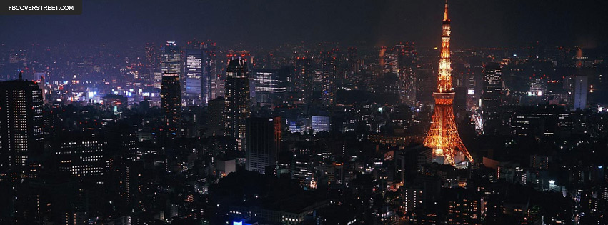 Tokyo Japan City Facebook Cover