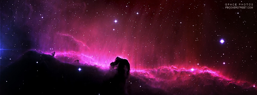 Galactic Pink & Blue Gases Wallpaper