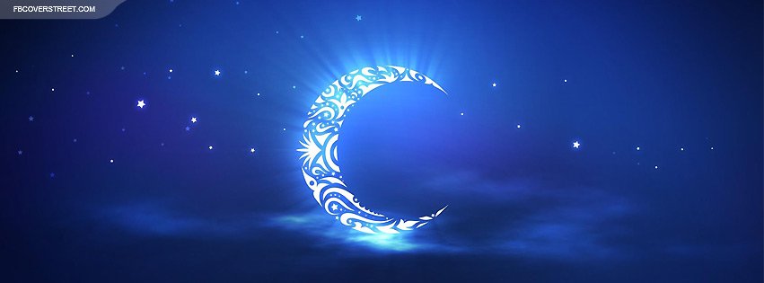 Glowing Blue Moon Wallpaper
