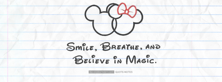 Smile Breathe and Believe In Magic Wallpaper