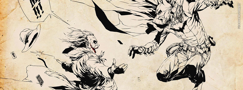 Batman and Joker Comic Drawing  Wallpaper