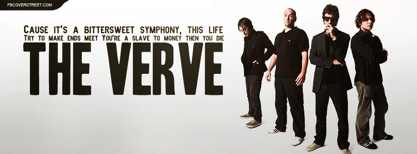 The Verve Bitter Sweet Symphony Quote Wallpaper