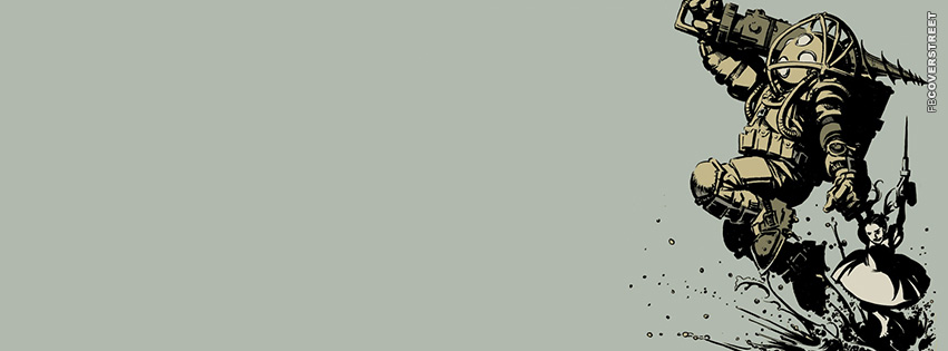 Big Daddy and Little Sister Bioshock Minimal  Wallpaper